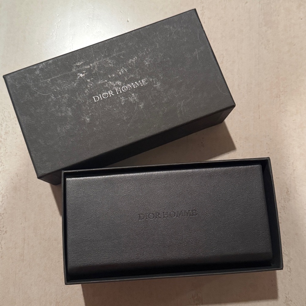 DIOR HOMME hard Eyewear Case w/cloth